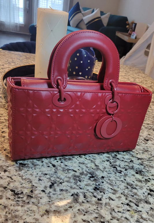 She's Red Satchel